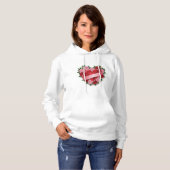 LOVE PATTERN-Dames Hoodies & Sweatshirts (Voorkant volledig)
