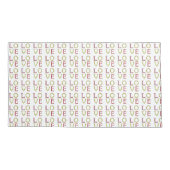 Love Pattern Kussensloop (Achterkant-Links)