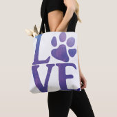 Love Paw Classic Paarse Draagtas (Dichtbij)