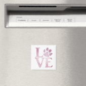 Love Paw Classic Roze Magneet (Insitu (Vaatwasser))