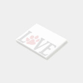 Love Paw Post-it® Notes (Schuin)