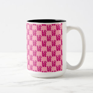 Love & Paw Print Mok - Perfect cadeau voor dierenl