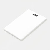 Love Paw Print Post-it® Notes (Schuin)