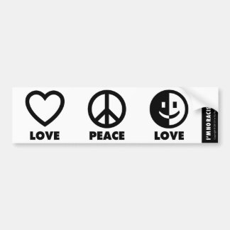 Love Peace Bumpersticker