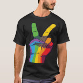 Love Peace Hands T-shirt (Voorkant)