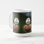 Love Peace Joy Birdie Mug (Devant gauche)