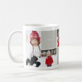 Love Peace Joy Couleur Blocs Photo Collage Mug (Gauche)