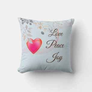 Love Peace Joy II Kussen