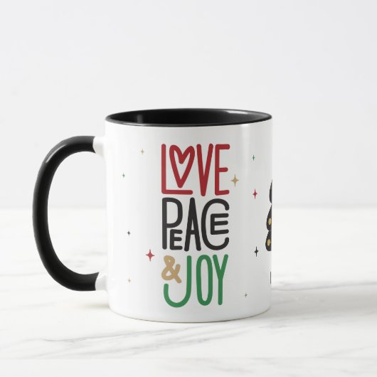 Love, Peace & Joy-kerstboom Mok (Links)