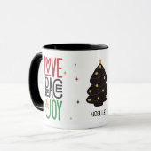 Love, Peace & Joy-kerstboom Mok (Voorkant links)