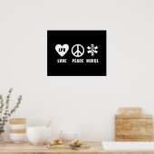 Love Peace LPN Poster (Keuken)