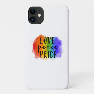 Love Peace Pride iPhone 11 Hoesje