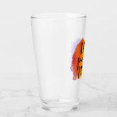 Love Peace Pride Glas (Rechts)