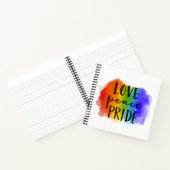 Love Peace Pride Notitieboek (Binnen)