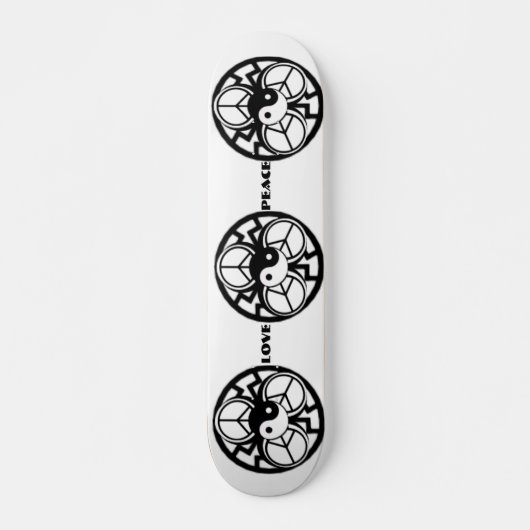Love Peace Skateboard (Voorkant)