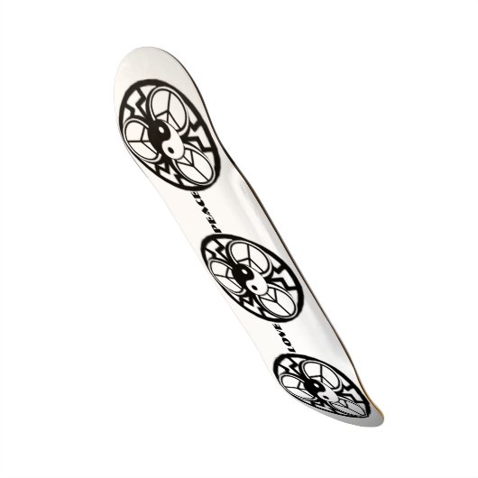 Love Peace Skateboard (Voorkant)