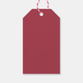 Love peace snowflakes colorful photo holiday cadeaulabel (Achterkant)