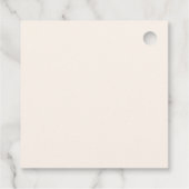 Love peace snowflakes red green photo holiday bedankjes labels (Achterkant)