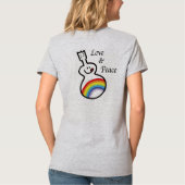 Love & Peace Uke T-shirt (Achterkant)