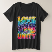 LOVE PEACE UNITY. (Design devant)