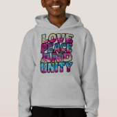 LOVE PEACE UNITY. (Devant)