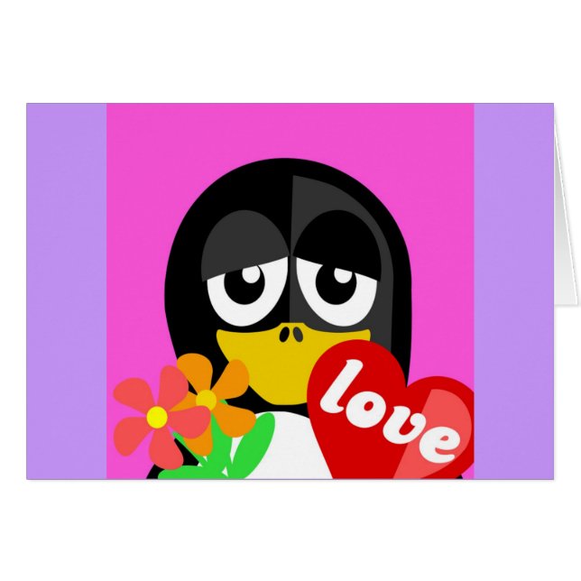 LOVE PENGUIN (Devant horizontal)
