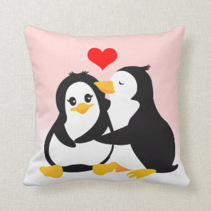 Love Penguins Pillow Kussen