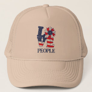 Love People Trucker Hat Pet