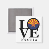 LOVE Peoria Magneet (Voorkant / Achterkant)