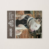 Love Pet Dog Photo Personalized Legpuzzel (Horizontaal)