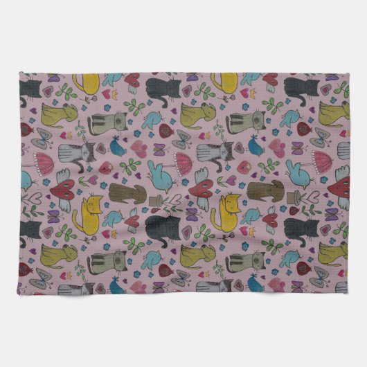 Love Pets Dish Towel Theedoek (Horizontaal)