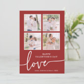 Love Photo Carte Saint Valentin (Debout devant)