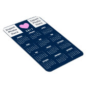 Love Photo Collage Modèle - 2017 Calendrier Magnet (Côté Droit)