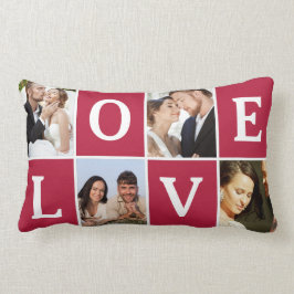 Love Photo Collage Valentijnsdag Kussen