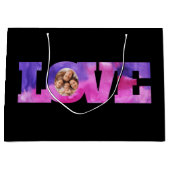 Love Photo Gift Bag Groot Cadeauzakje (Voorkant)