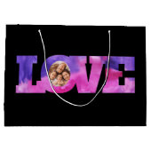 Love Photo Gift Bag Groot Cadeauzakje (Achterkant)