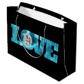 Love Photo Gift Bag Groot Cadeauzakje (Achterkant Gekanteld)