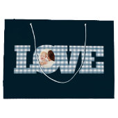 Love Photo Gift Bag Groot Cadeauzakje (Achterkant)