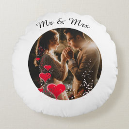 Love Photo Rond Kussen