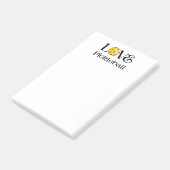 Love Pickleball Post-It Notes pour les cadeaux de (Incliné)
