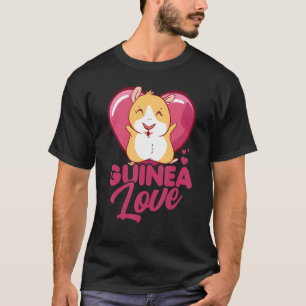 Love Pig Graphic Guinee Pig Eigenaar Pet Cavy Anim T-shirt