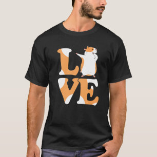 Love Pig Graphic Guinee Pig Eigenaar Pet Cavy Anim T-shirt
