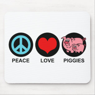 Love Piggies Mousepad Muismat