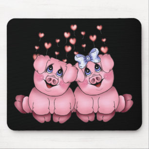 Love Pigs Mousepad Muismat