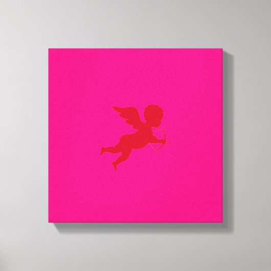 Love Pinch - Wrapped Canvas / Cupid Cherub (Voorkant)