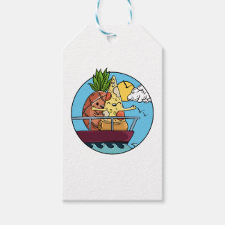 Love Pineapple Pizza Valentijnsdag Foodie Cadeaulabel