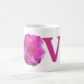 Love Pink Flower Coffee Mug (Centre)