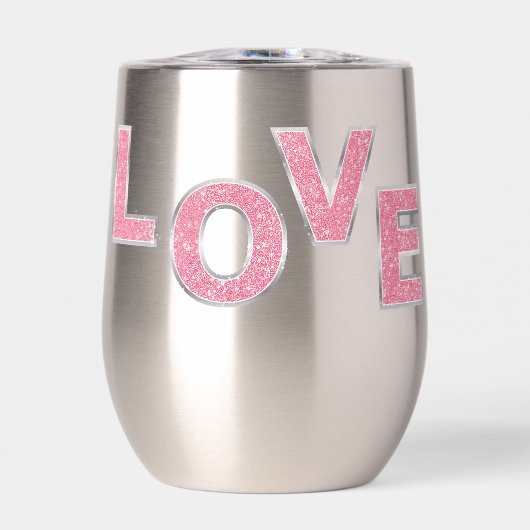 Love Pink Glitter (Voorkant)