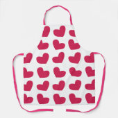 Love Pink Love Heart Schort (Voorkant)