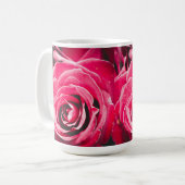 Love Pink Roses 15oz Classic Mok (Voorkant links)
